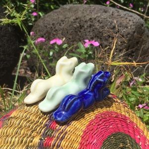 Other - Ceramic -Glazed Crouching Horses Other - Ceramic -Glazed Crouching Horses